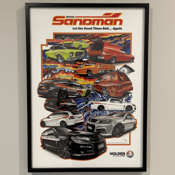 2015 VF Holden Sandman Launch Poster - Unframed