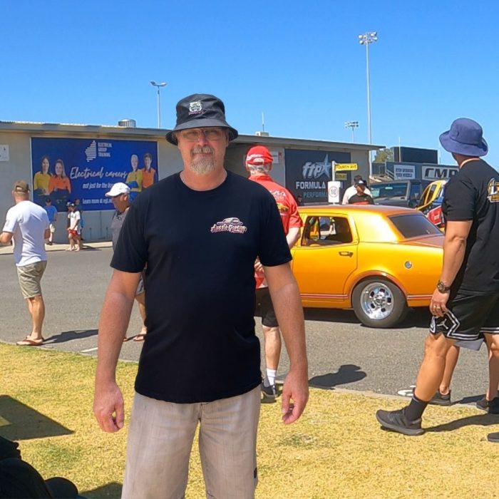 Aussie Garage Front of T Shirt