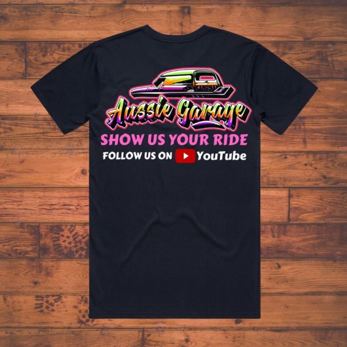 Aussie Garage Logo T Shirt Mens Black