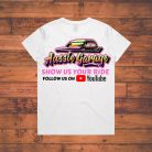 Aussie Garage Logo T Shirt Woman White