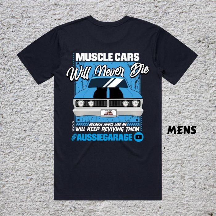 Muscle Cars Will Never Die XY GT Mens Black
