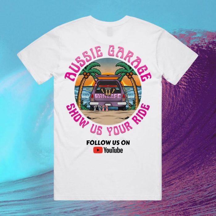 VanLife T Shirt Mens White