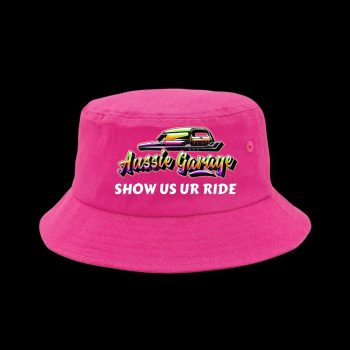 Aussie Garage Bucket Hat -Hot Pink
