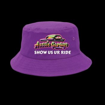 Aussie Garage Bucket Hat -Purple