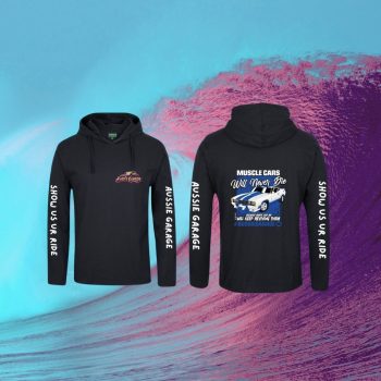 Muscle Cars Will Never Die Long Sleeve Hooded Tee - XC Ford Falcon Cobra