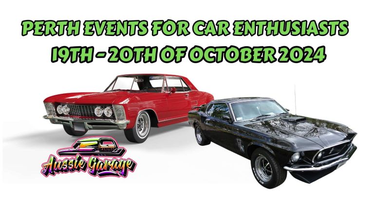 Perth Events for Car Enthusiasts for the 19th – 20th of October 2024