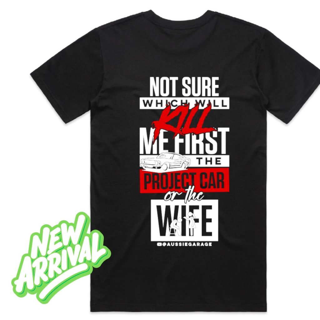 Project Car vs Angry Wife T-Shirt – Limited Edition