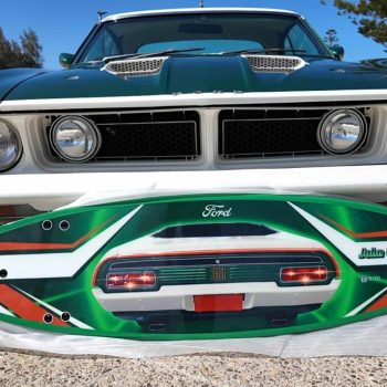 John Goss Special - Emerald Green Surfboard - Ford Licensed Products