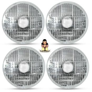 Traditional 5.75" inch LED Headlights - Full Set Chrome