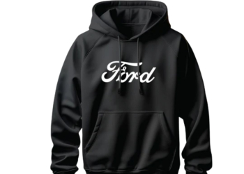 Ford Script Hoodie – Black
