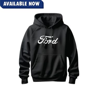 Ford Script Hoodie - Black