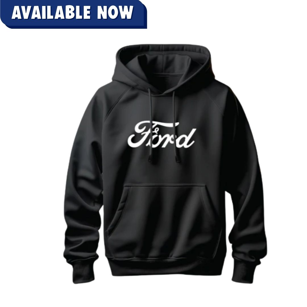 Ford Script Hoodie - Black
