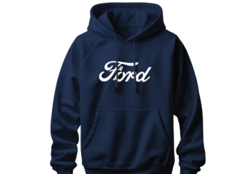 Ford Script Hoodie – Navy