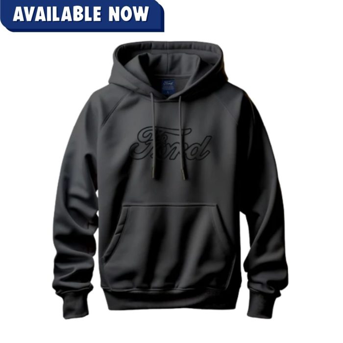 Ford Script Hoodie Stealth Range