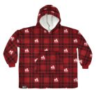Holden Classic Red Plaid Wearable Blanket 1