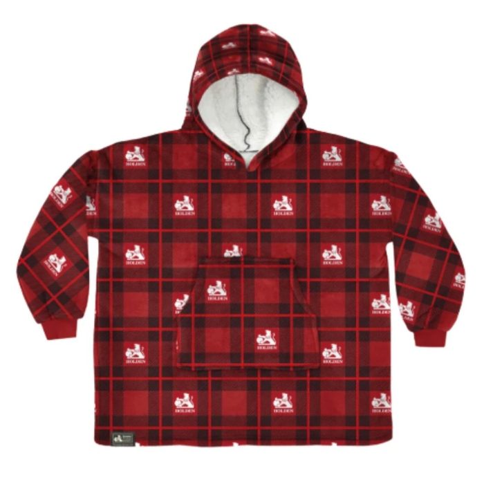 Holden Classic Red Plaid Wearable Blanket 1