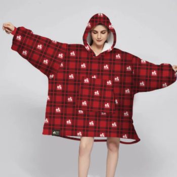 Holden Classic Red Plaid Wearable Blanket