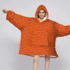 Sandman Wearable Blanket - Orange & Red