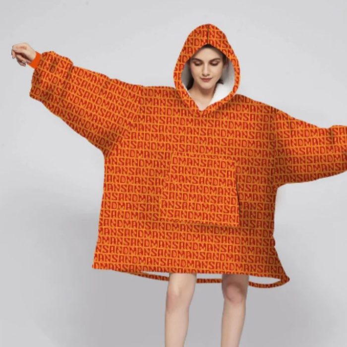 Sandman Wearable Blanket Orange & Red 1