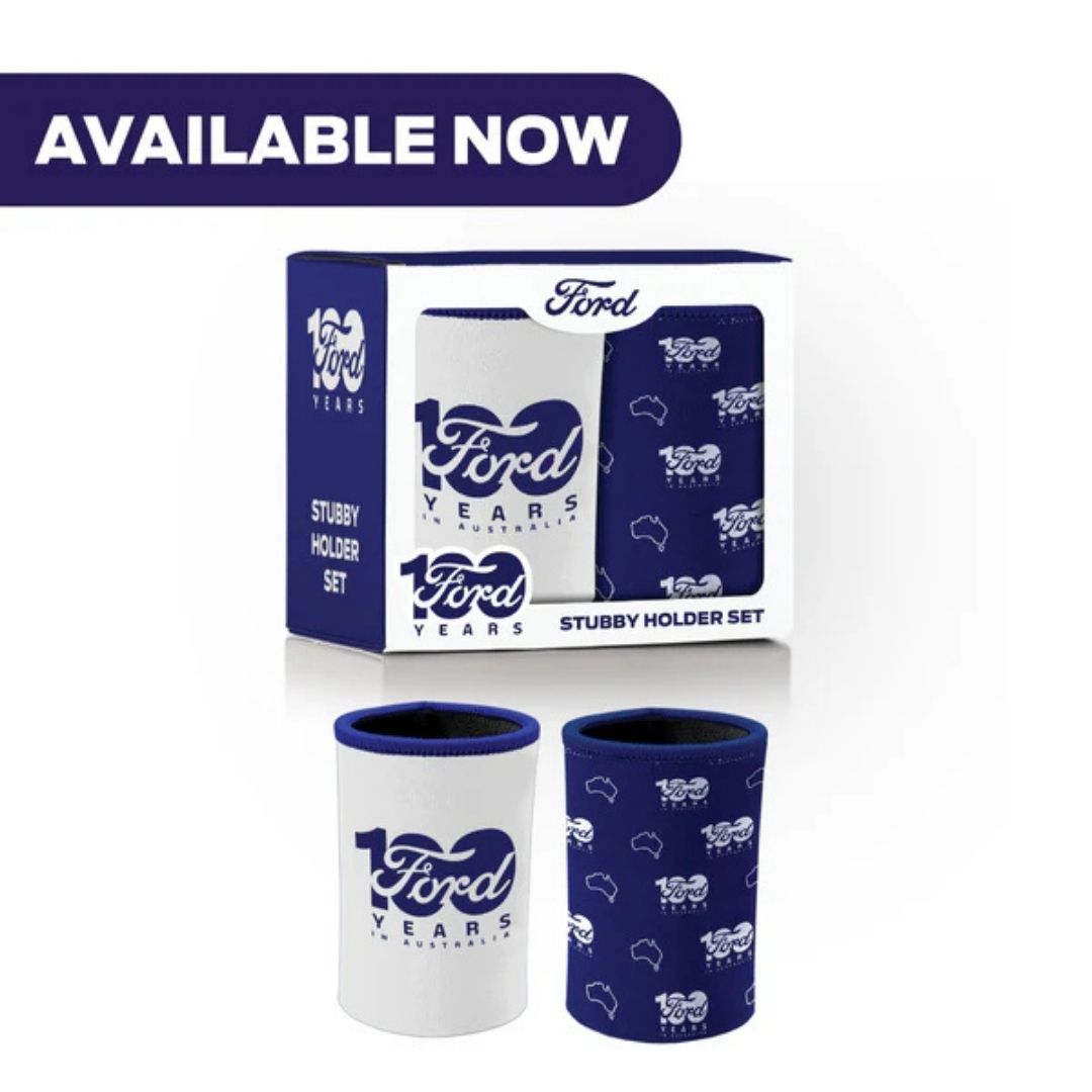 Ford 100 Years - Twin Pack Stubby Holders