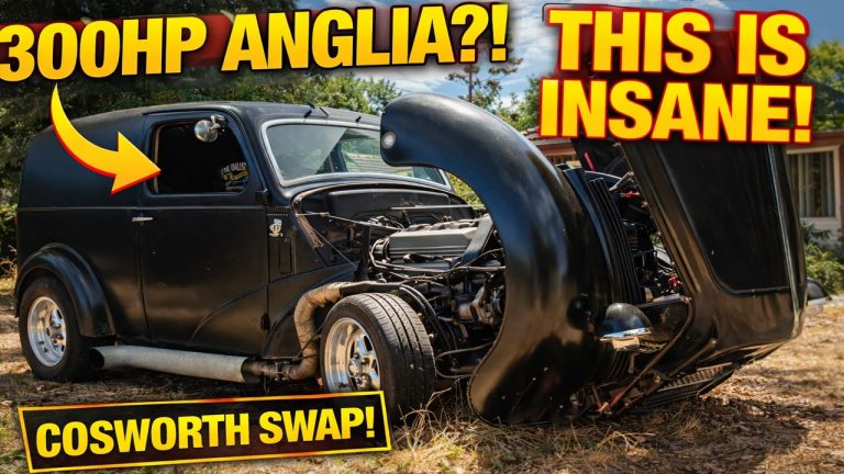 1948 Ford Anglia with 300HP Cosworth V6?! 😱 INSANE Custom Build | Aussie Garage