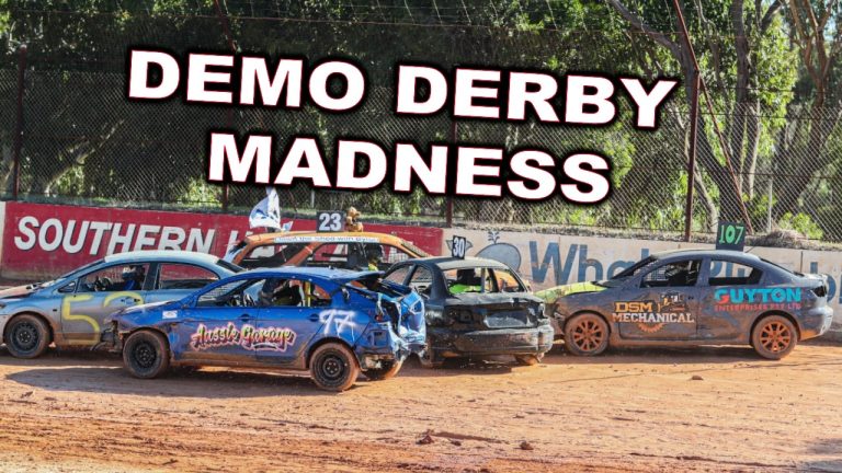 Mount Barker Speedway Demo Derby Was Absolute Chaos!