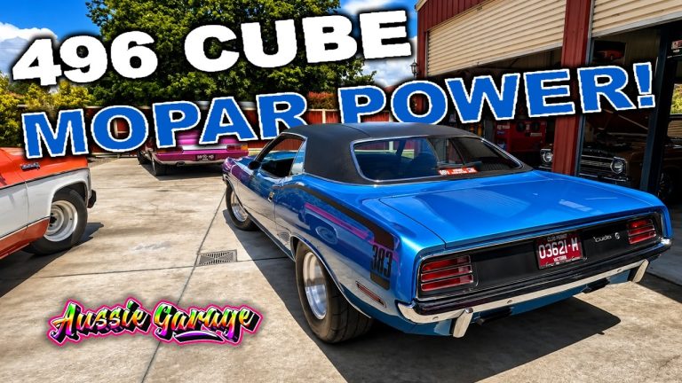 This 496ci Plymouth ’Cuda Sounds INSANE! Rare Mopar Muscle in Australia