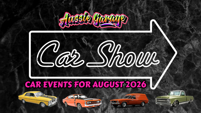 Car Events for AUGUST 2026 in WA