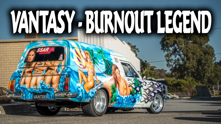 Australia’s Most Iconic Burnout Van! VANTSY Up Close