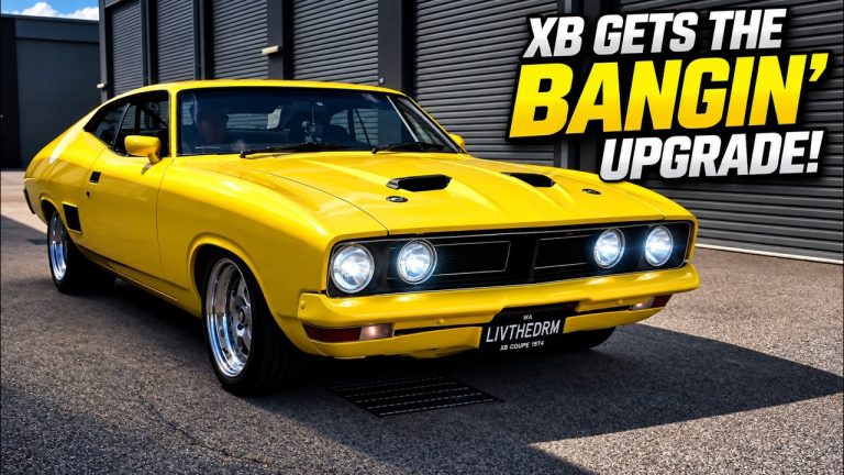 Ford XB Coupe Gets Modern LED Headlights! H4 vs LED Comparison