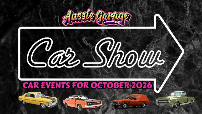 Car Events for october 2026 in WA